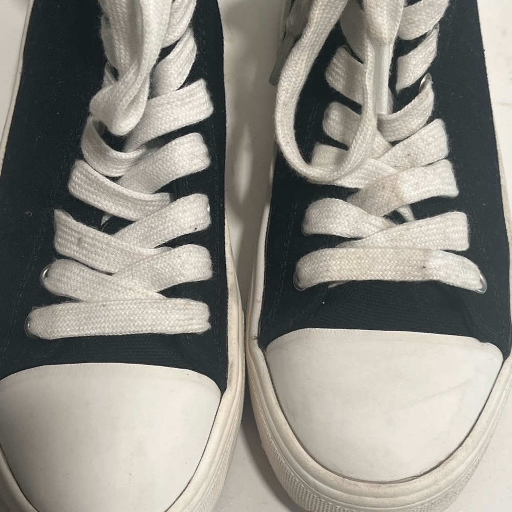 Girls High Top Platform Sneakers size 3 - Picture 6 of 8